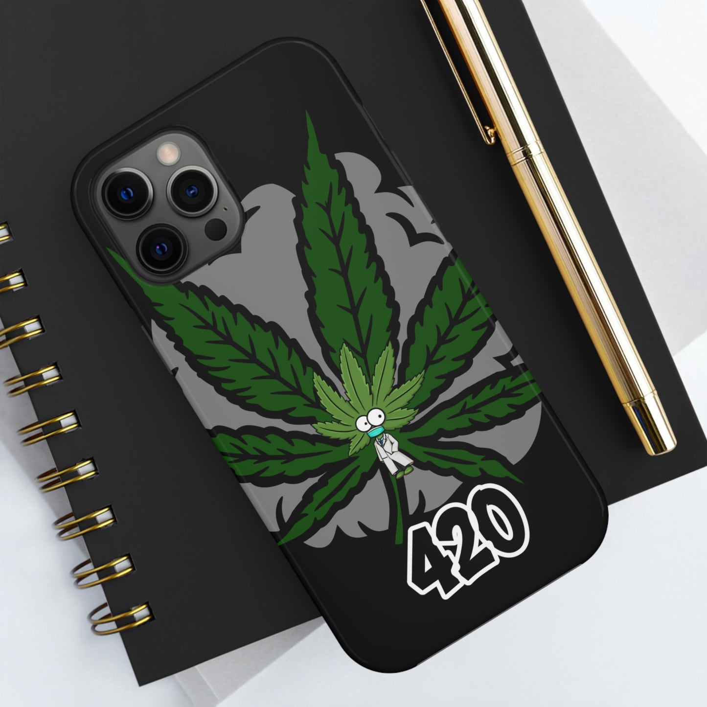 smokey hemp man tough IPhone case