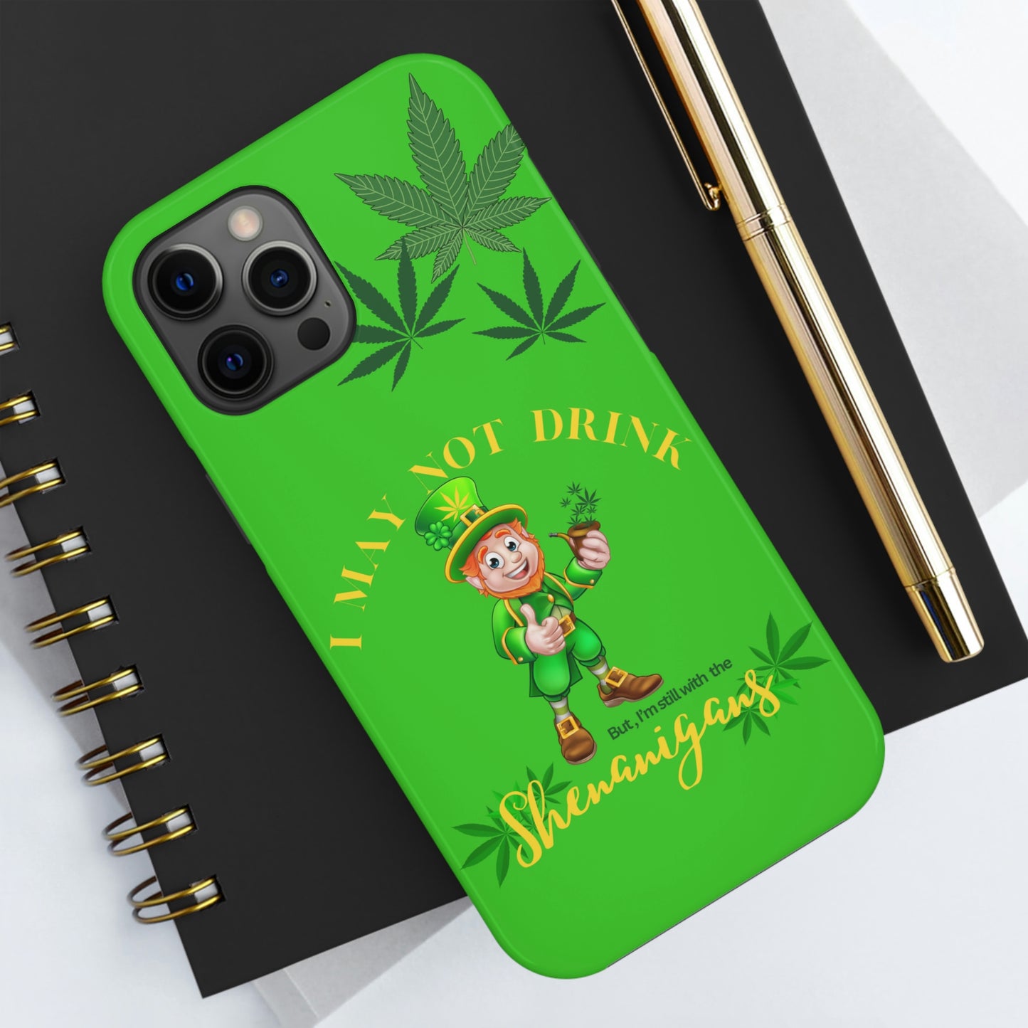 Hemp leprechaun Tough IPhone Cases, Case-Mate