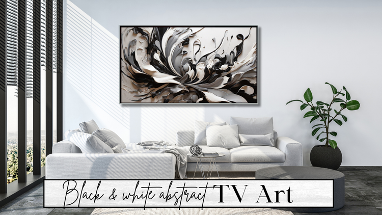 TV ART- Black & White Collection