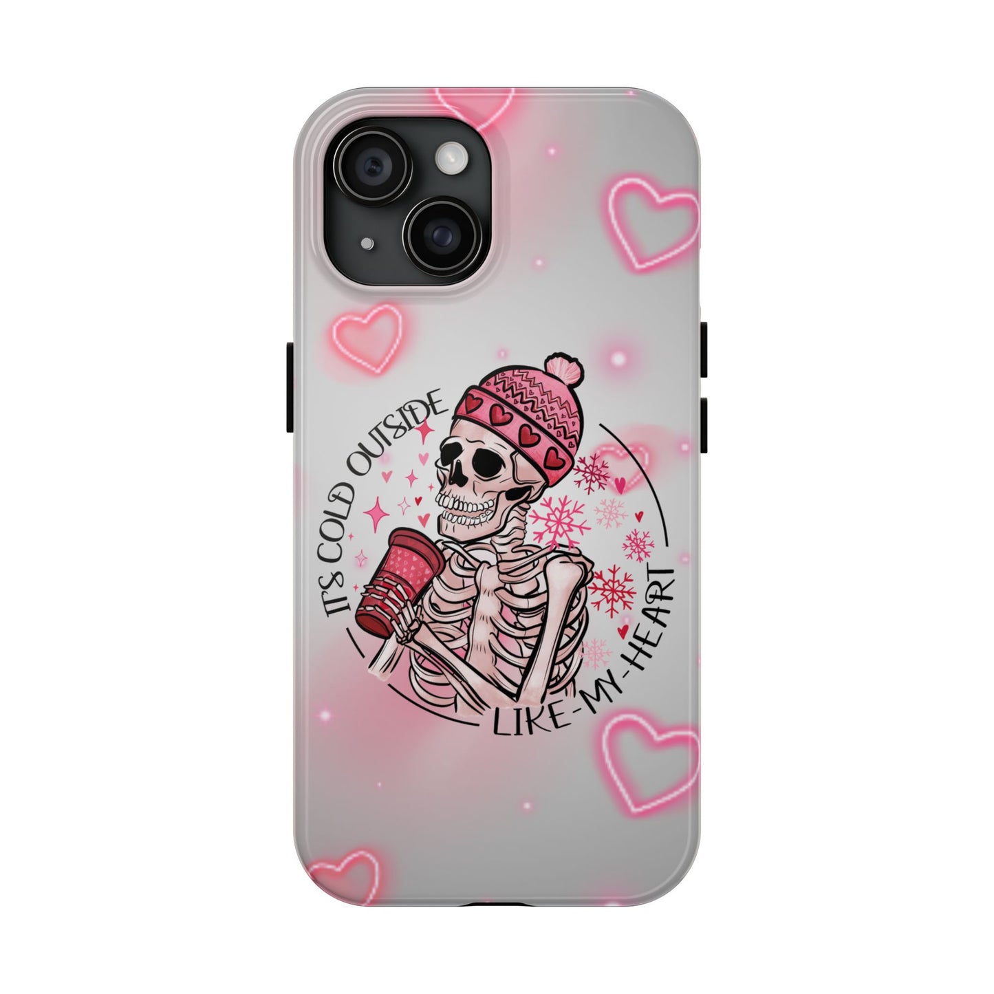 It's cold outside like my heart-Valentines day iPhone case- Romantic & stylish design
