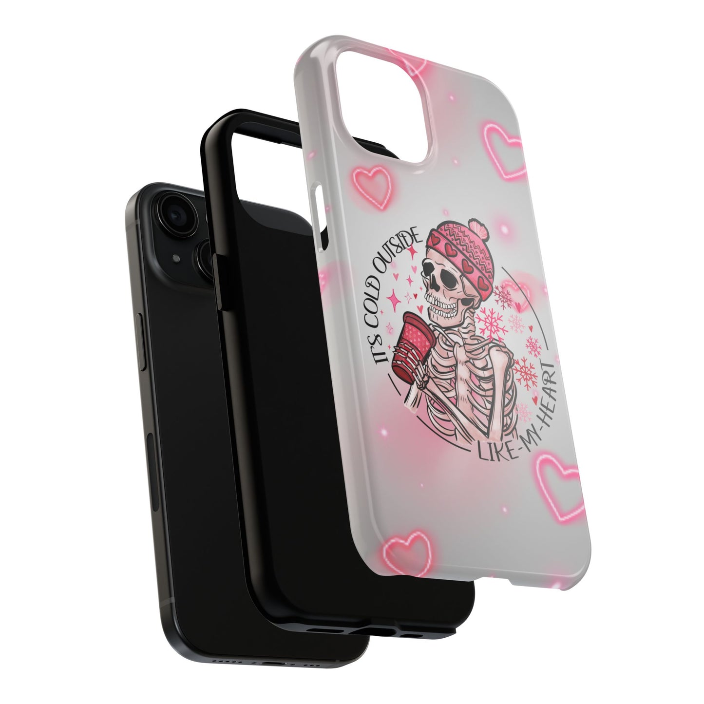 It's cold outside like my heart-Valentines day iPhone case- Romantic & stylish design
