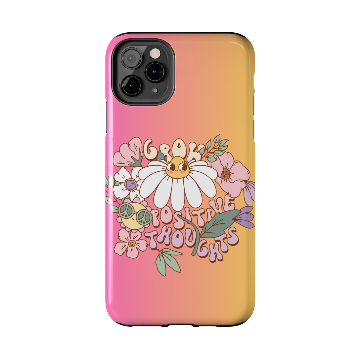 Grow positive thoughts Phone Case iPhone compatible