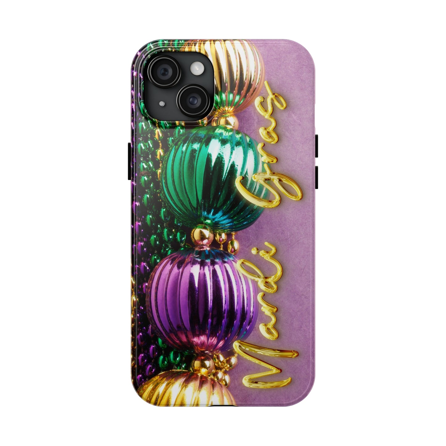 Mardi Gras beads Tough iPhone Case iPhone 15 accessories