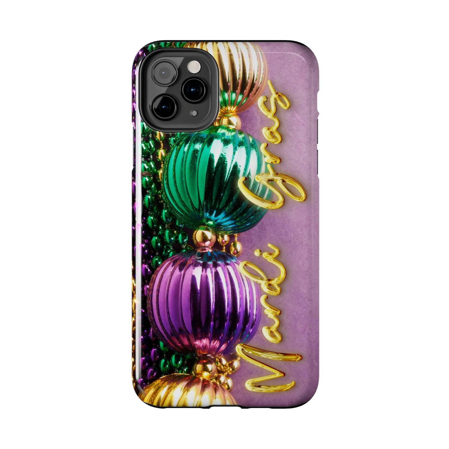 Mardi Gras beads Tough iPhone Case iPhone 15 accessories