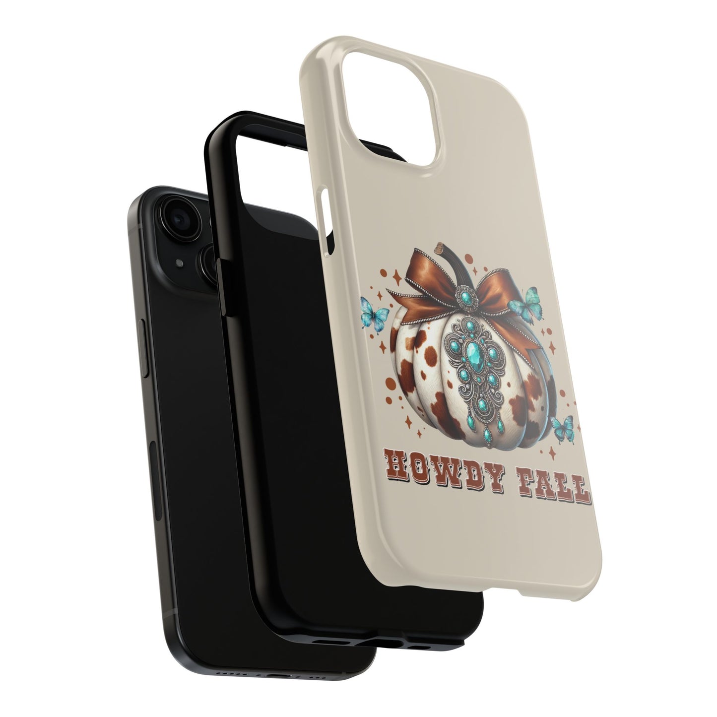 Howdy fall iPhone 16 Case, Fall iPhone Cover, Festive Holiday Accessory, Cute fall Phone Protector, seasonal Tech
