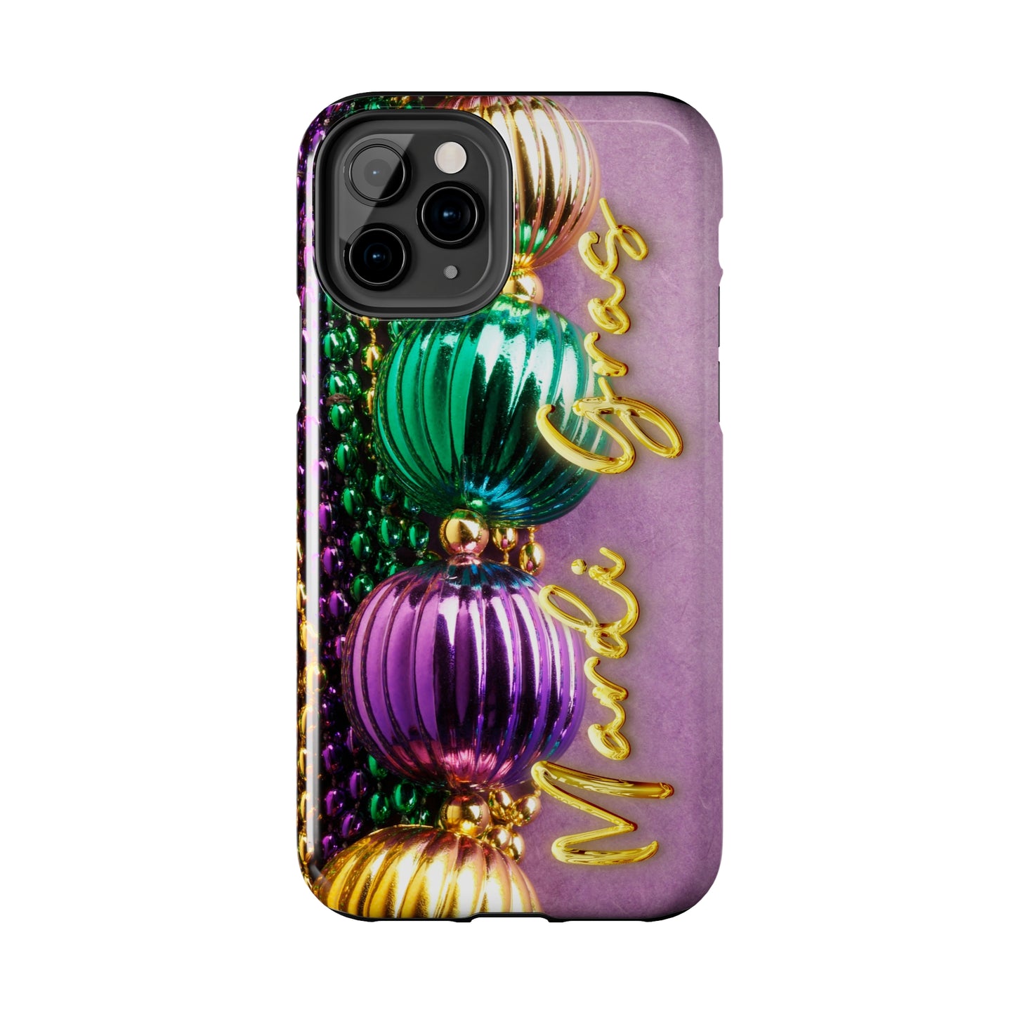Mardi Gras beads Tough iPhone Case iPhone 15 accessories