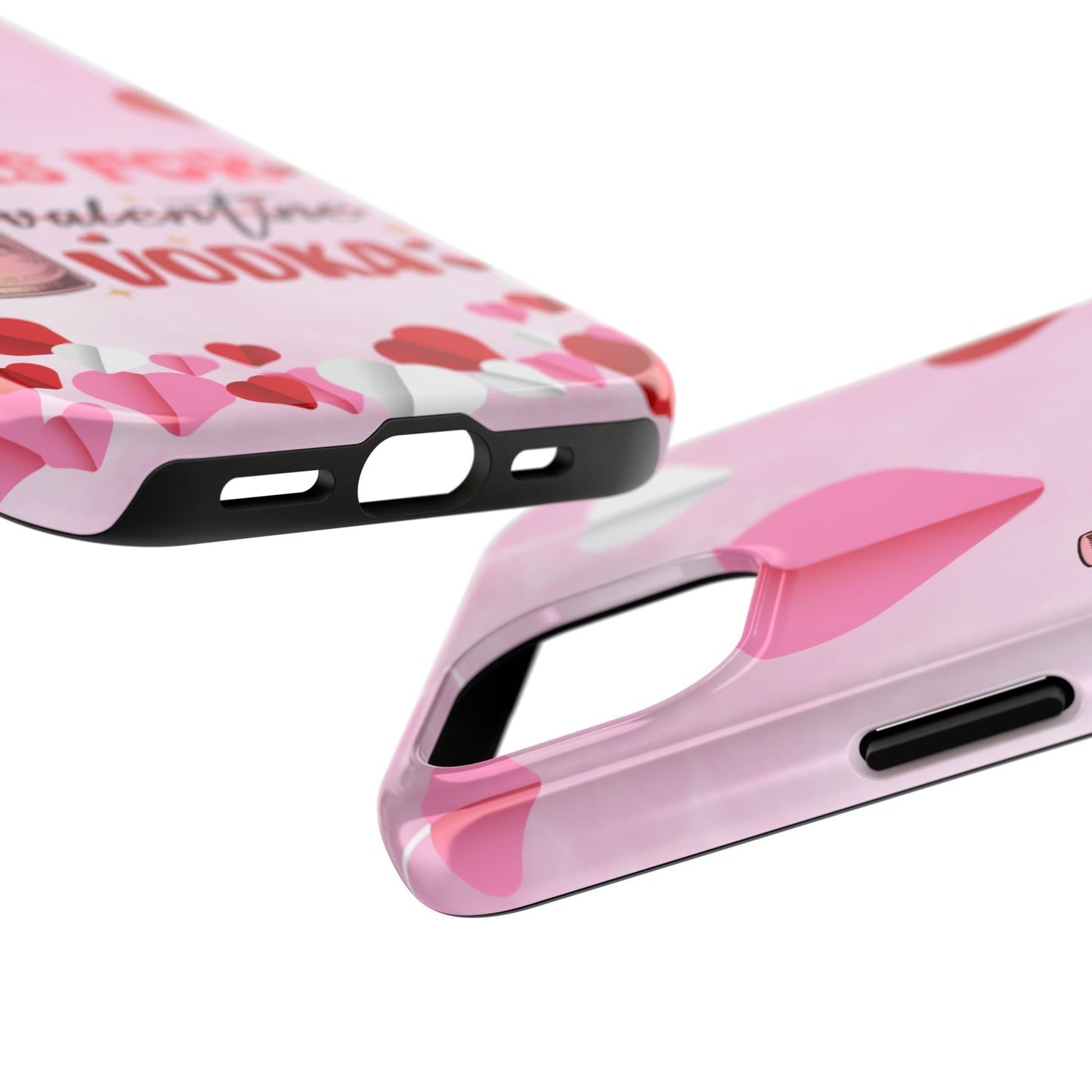 V is for Vodka-Valentines day iPhone case- sarcastic & stylish design