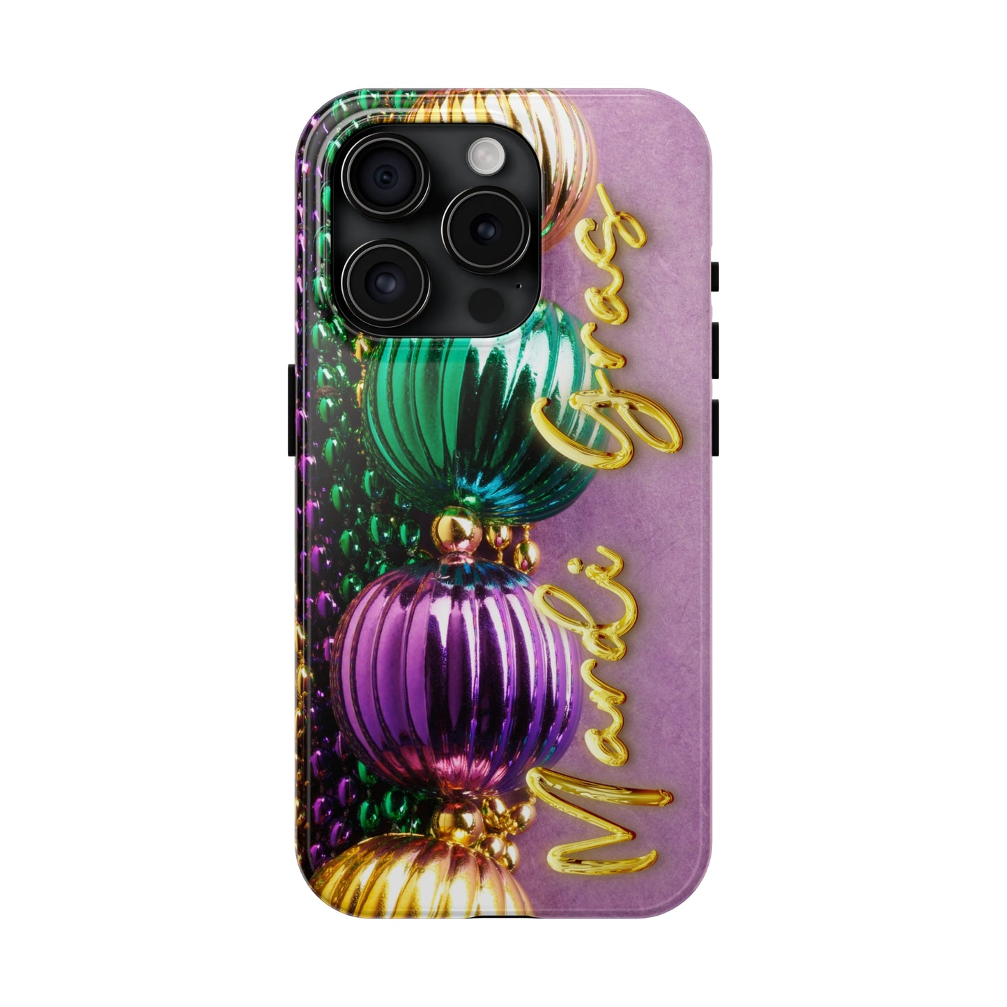 Mardi Gras beads Tough iPhone Case iPhone 15 accessories