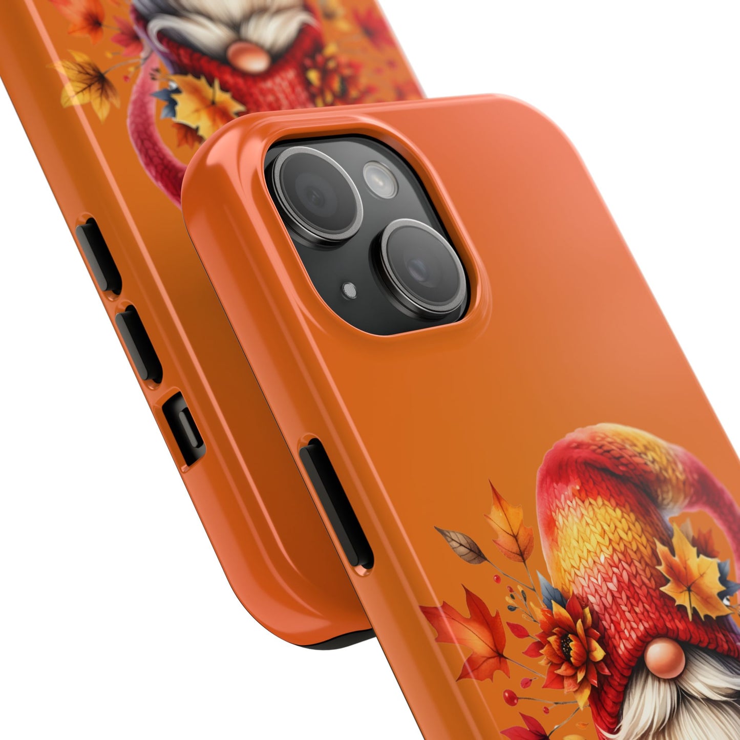 Cute fall Gnome, fall iPhone Cover, Festive Holiday Accessory, Cute fall Phone Protector, seasonal Tech