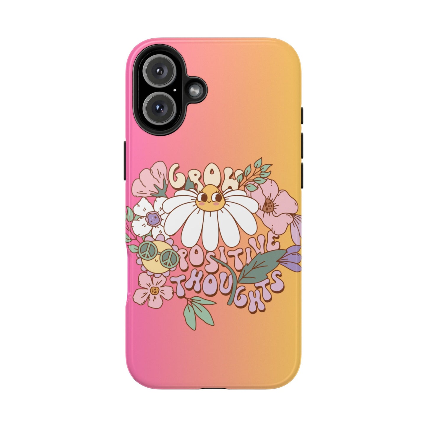Grow positive thoughts Phone Case iPhone compatible