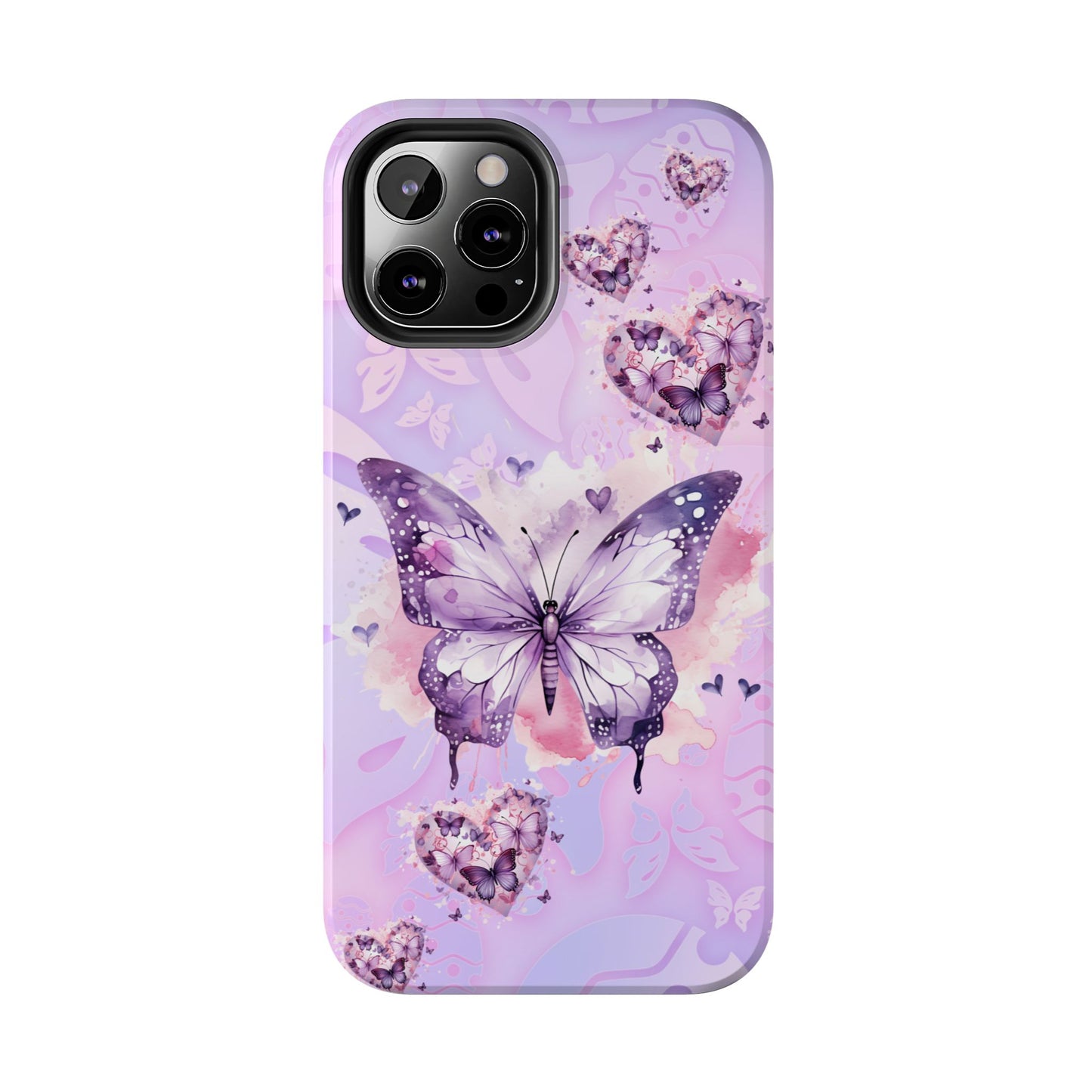 Purple butterfly bliss Phone Case iPhone compatible