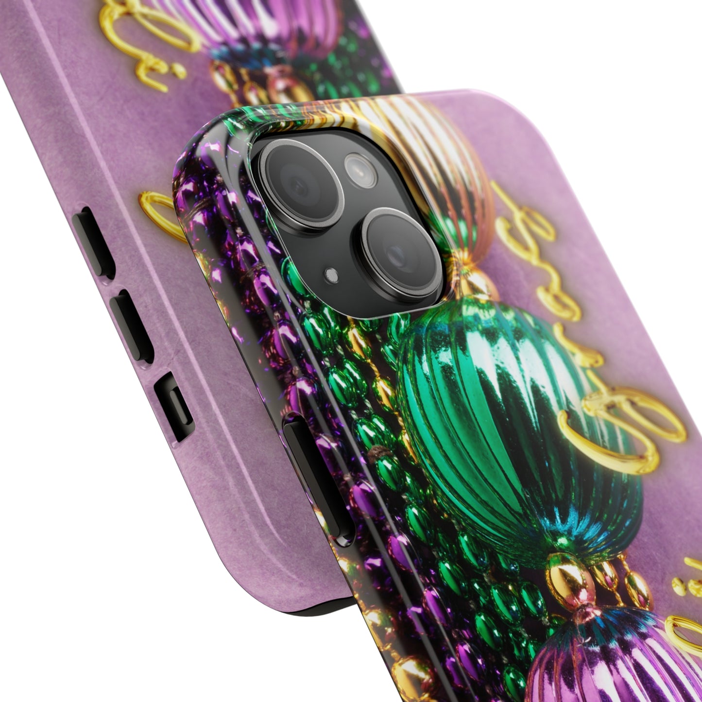 Mardi Gras beads Tough iPhone Case iPhone 15 accessories