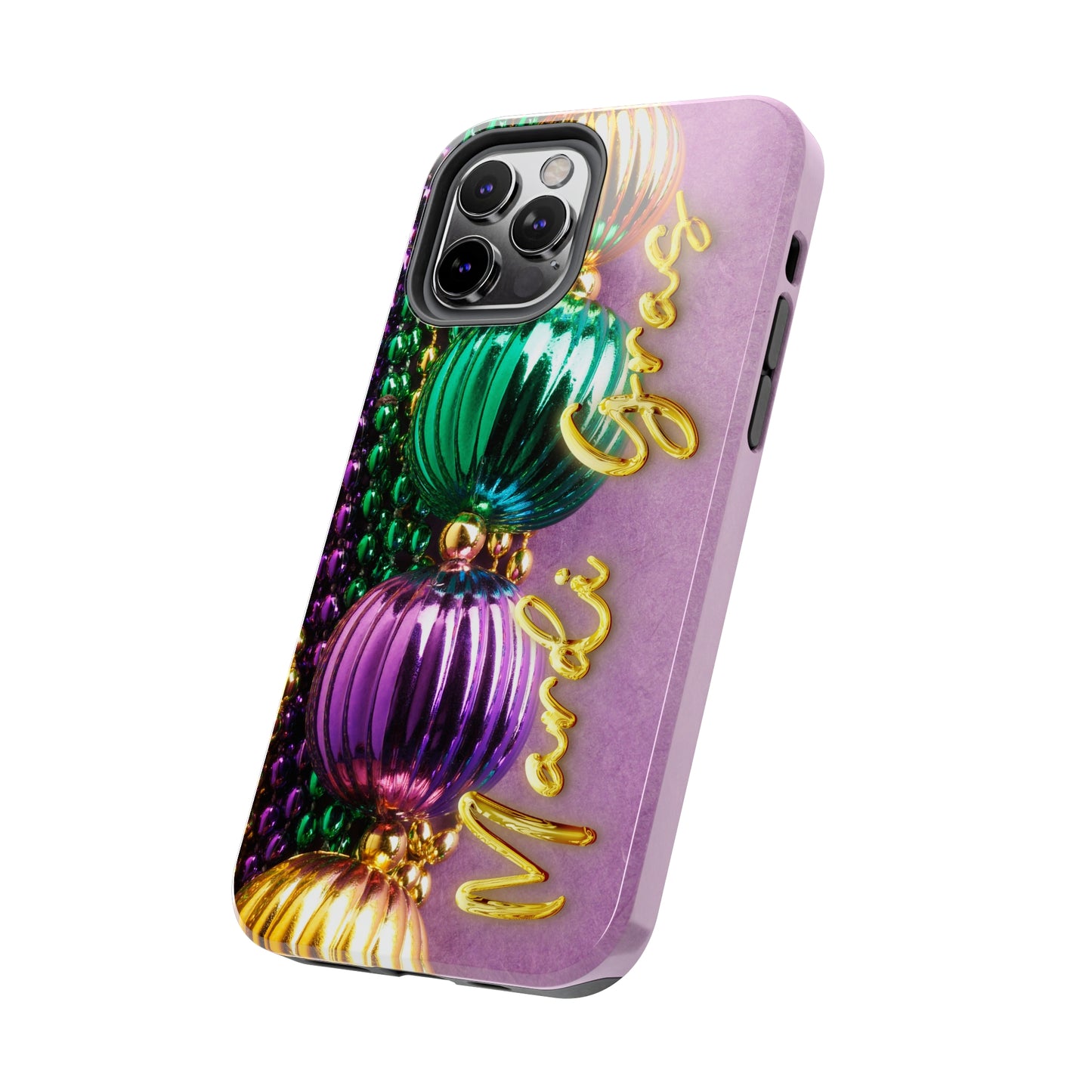 Mardi Gras beads Tough iPhone Case iPhone 15 accessories