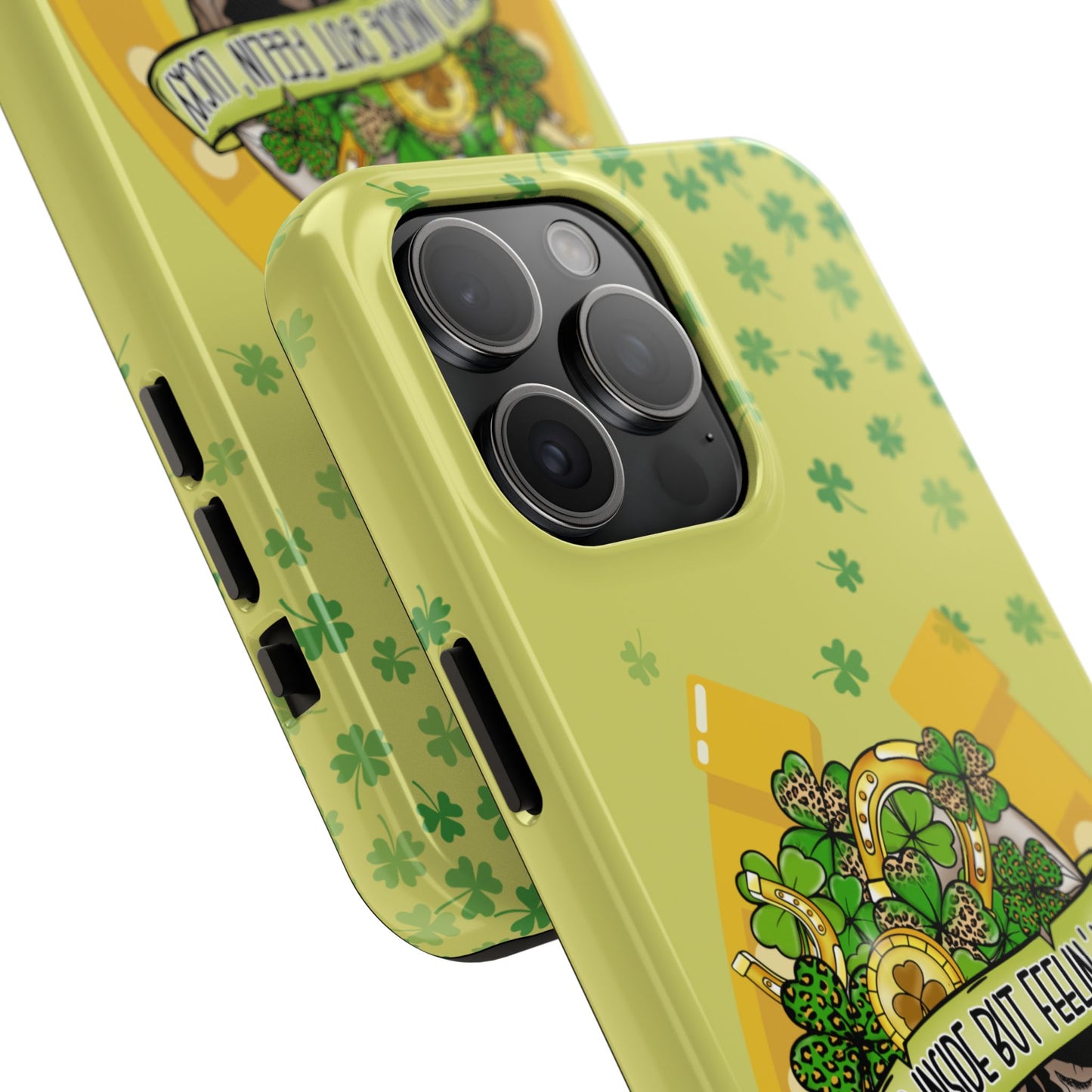 St. pattys day Phone Case-dead inside but feeling lucky-iPhone compatible