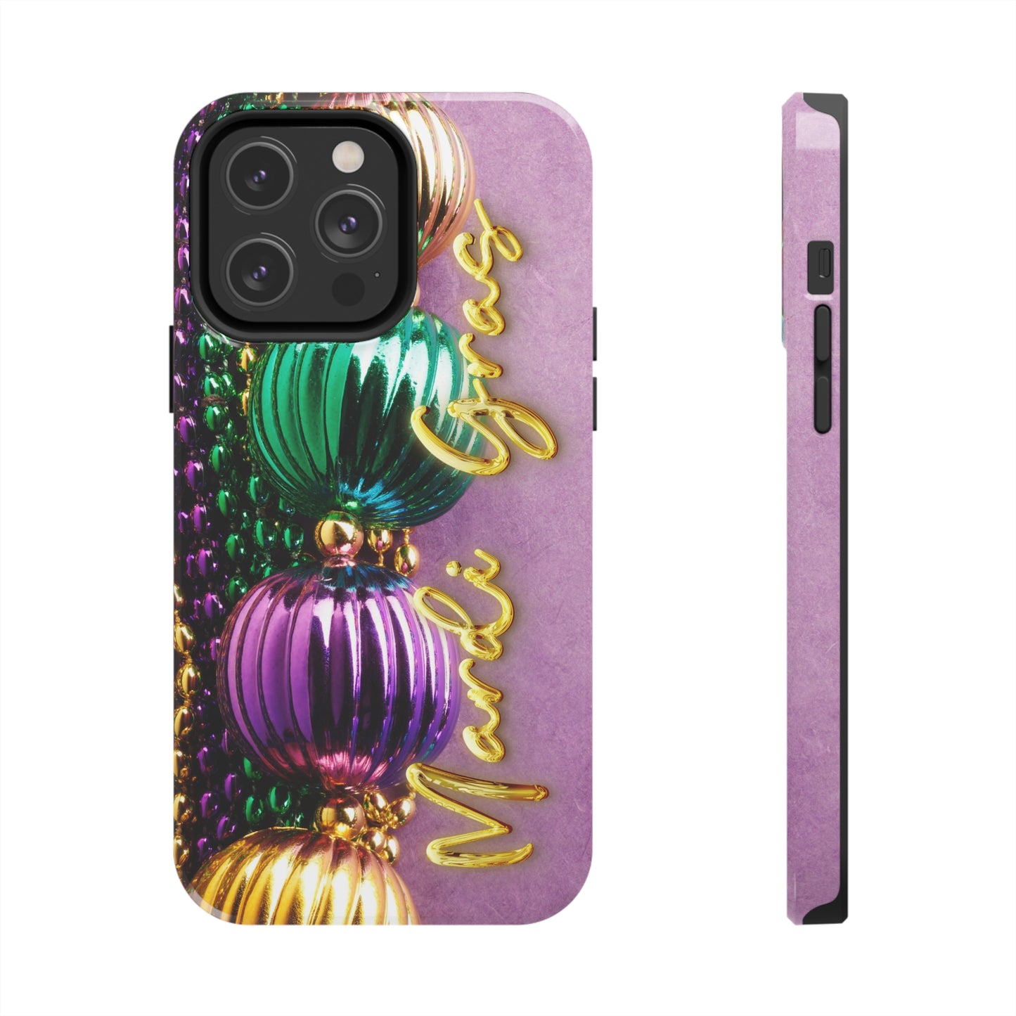 Mardi Gras beads Tough iPhone Case iPhone 15 accessories