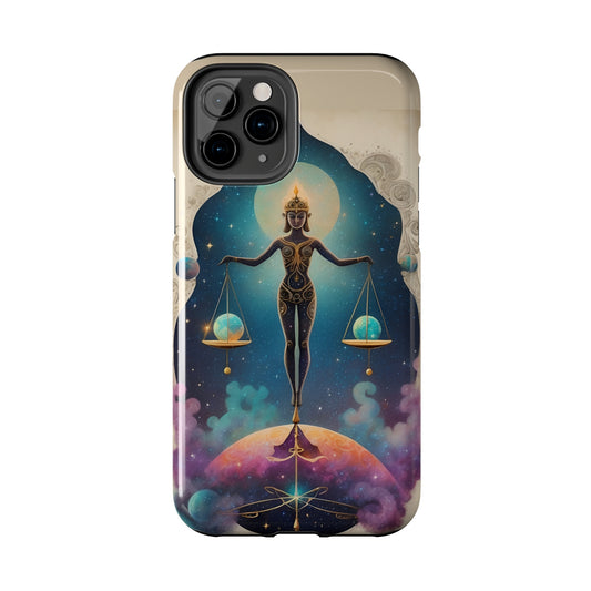 Beautiful Libra Goddess/ Tough iPhone Case/ Zodiac