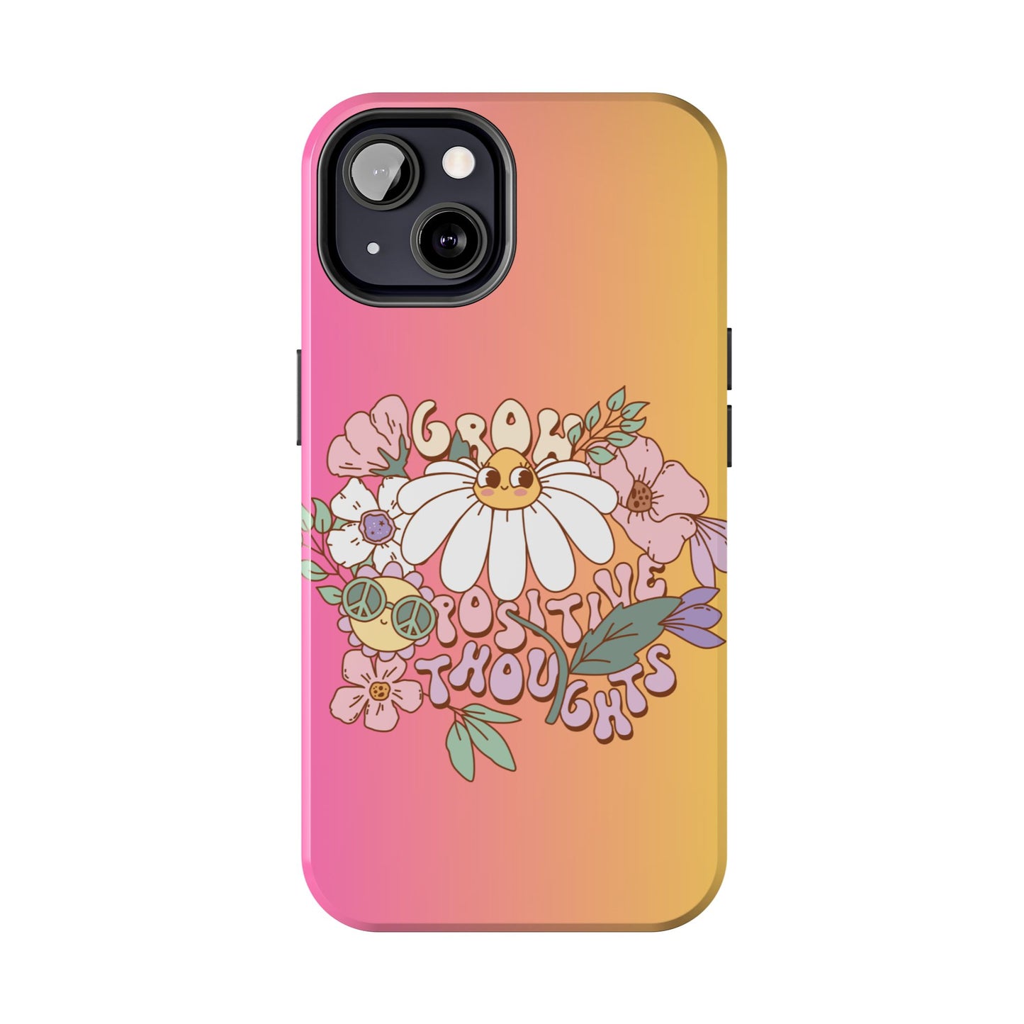 Grow positive thoughts Phone Case iPhone compatible