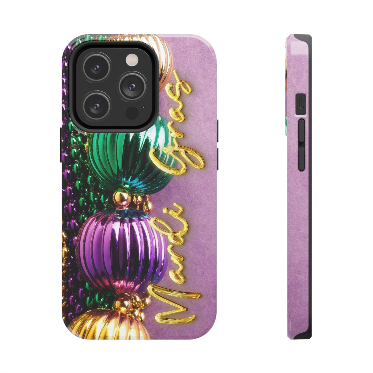 Mardi Gras beads Tough iPhone Case iPhone 15 accessories