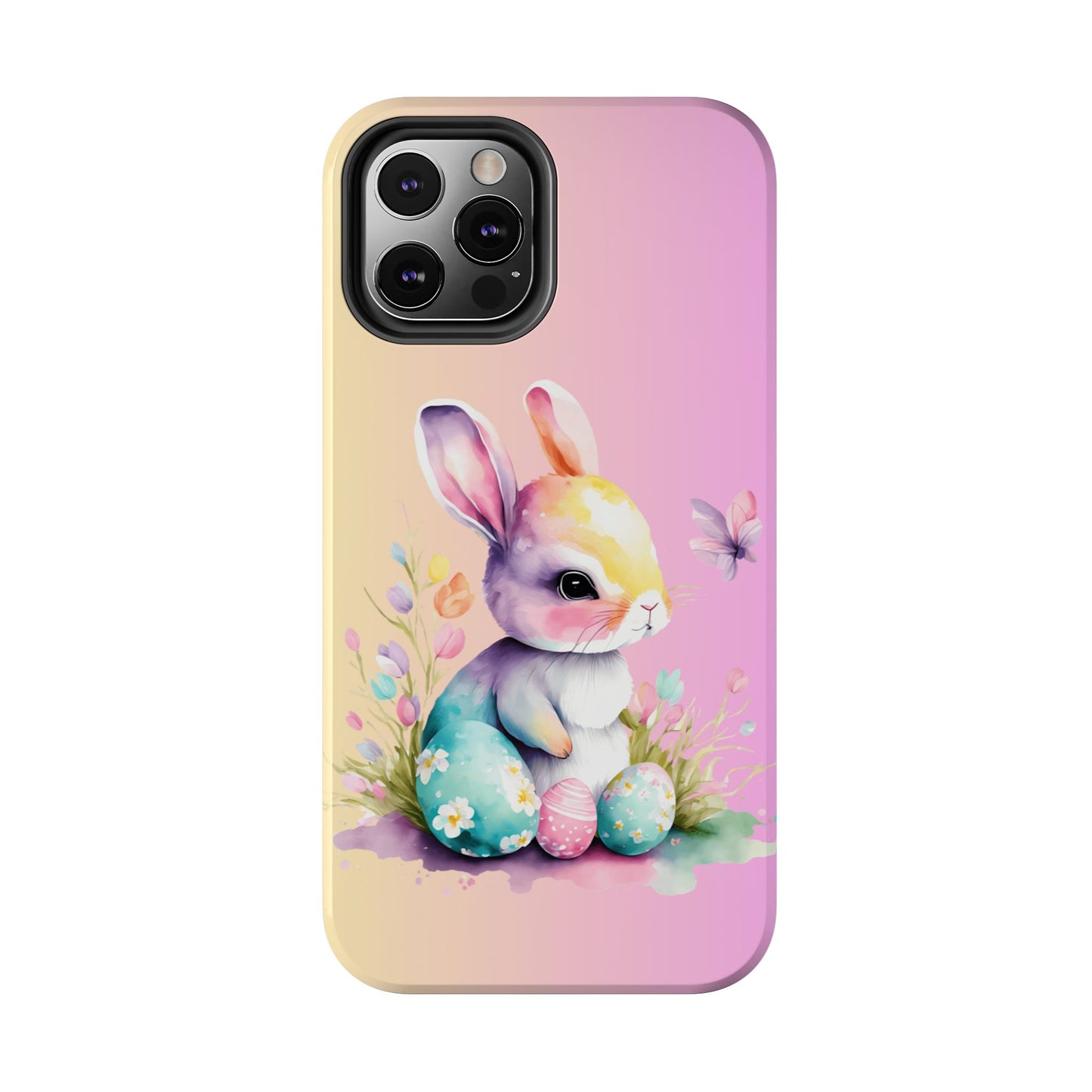 Pastel Spring Easter bunny Phone Case iPhone compatible
