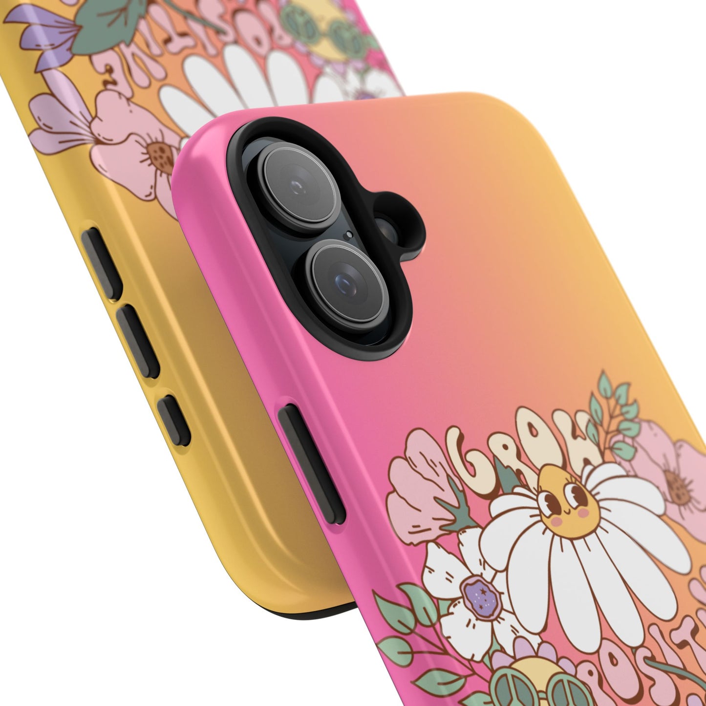 Grow positive thoughts Phone Case iPhone compatible