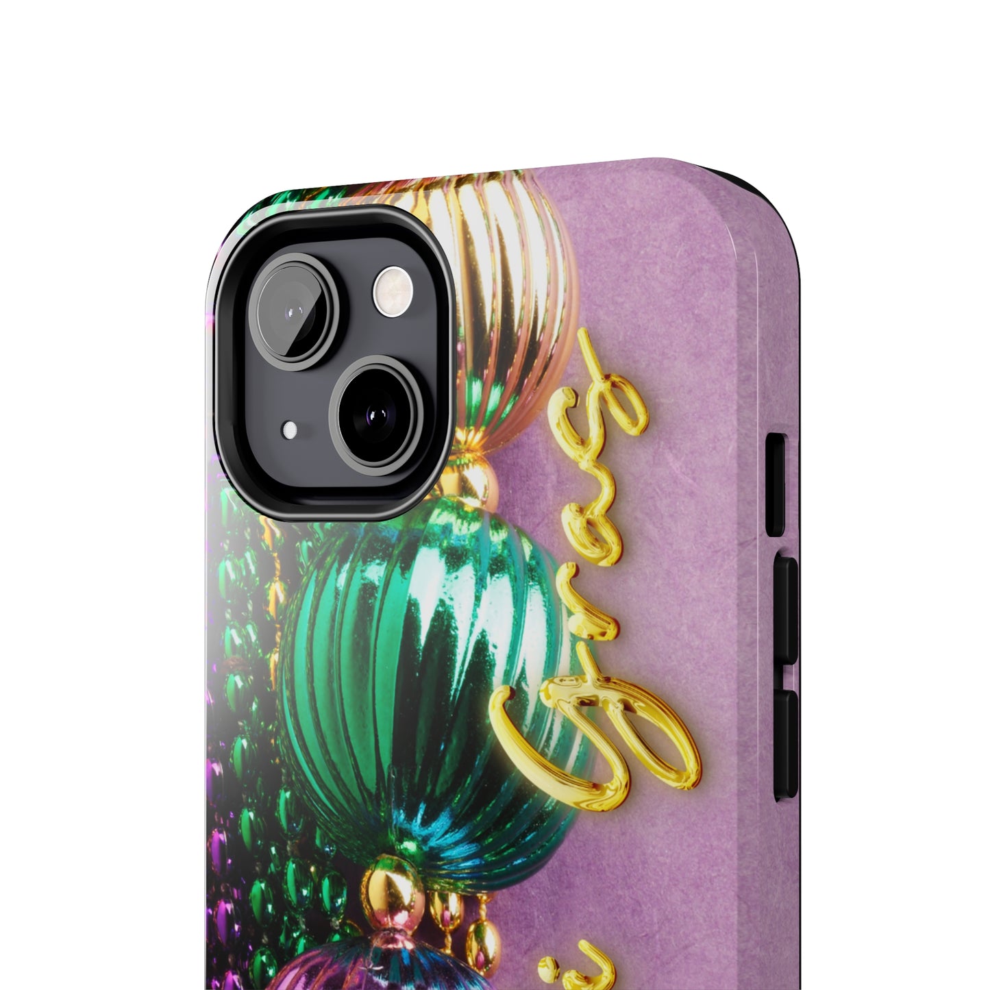 Mardi Gras beads Tough iPhone Case iPhone 15 accessories
