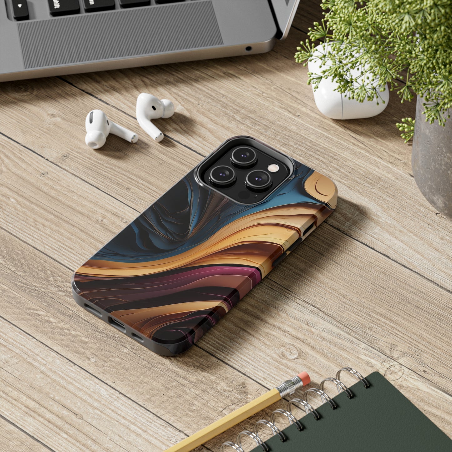 fall abstract art/ Tough iPhone Case/ Abstract