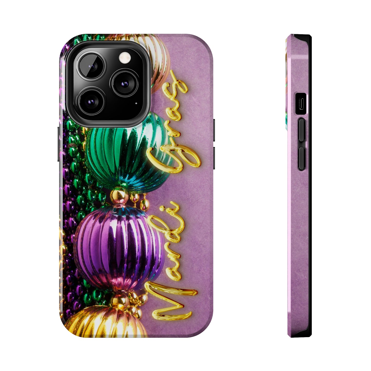Mardi Gras beads Tough iPhone Case iPhone 15 accessories