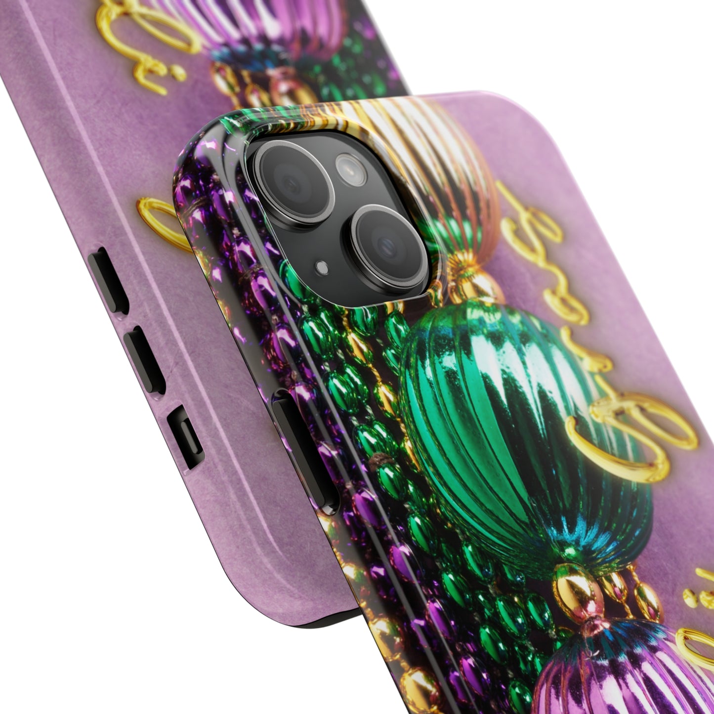 Mardi Gras beads Tough iPhone Case iPhone 15 accessories