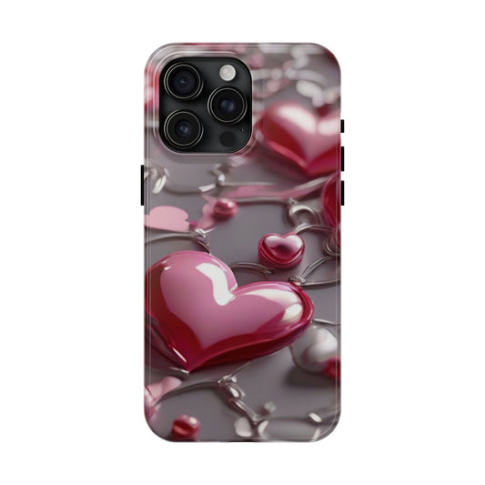 Wired heart- Valentines day iPhone case- Romantic & stylish design