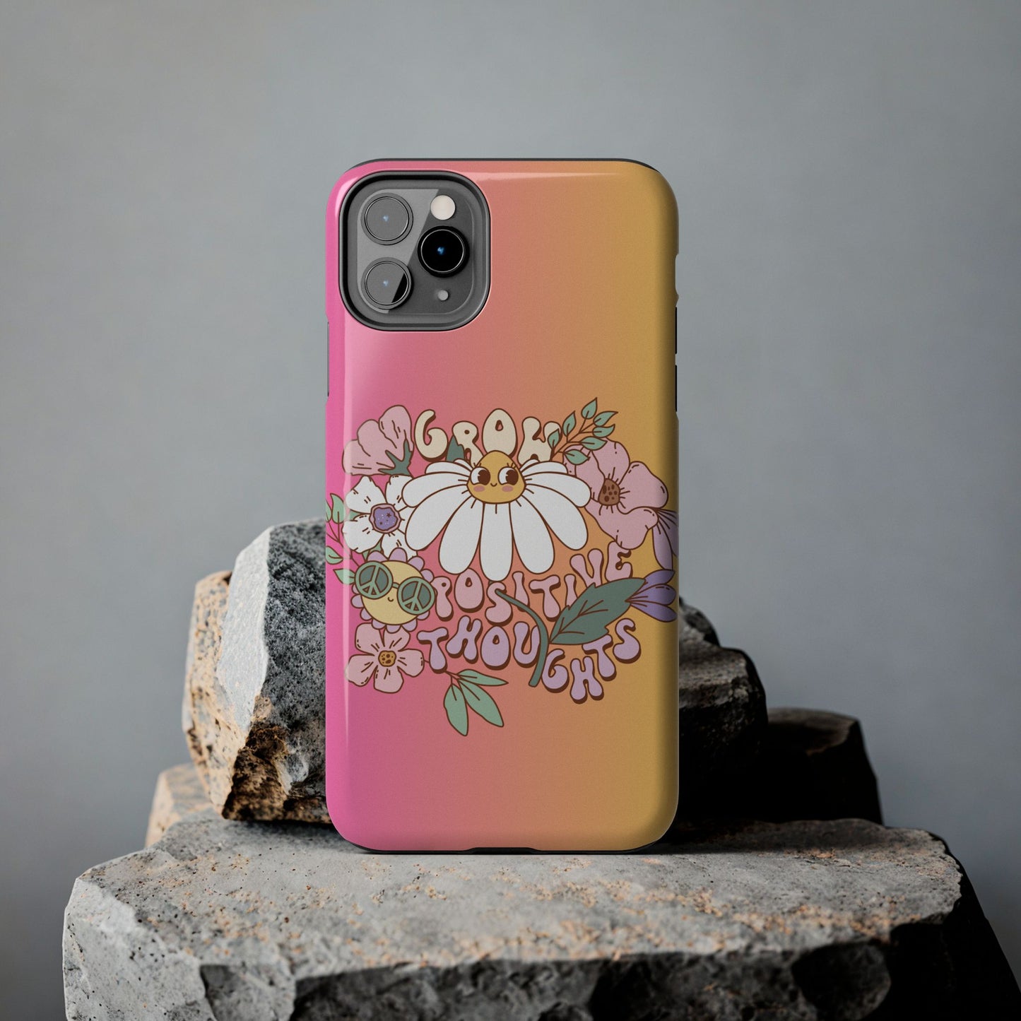 Grow positive thoughts Phone Case iPhone compatible