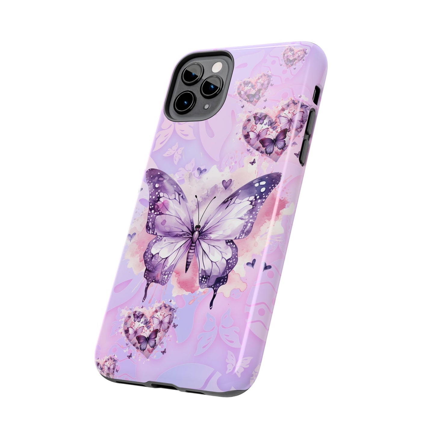 Purple butterfly bliss Phone Case iPhone compatible