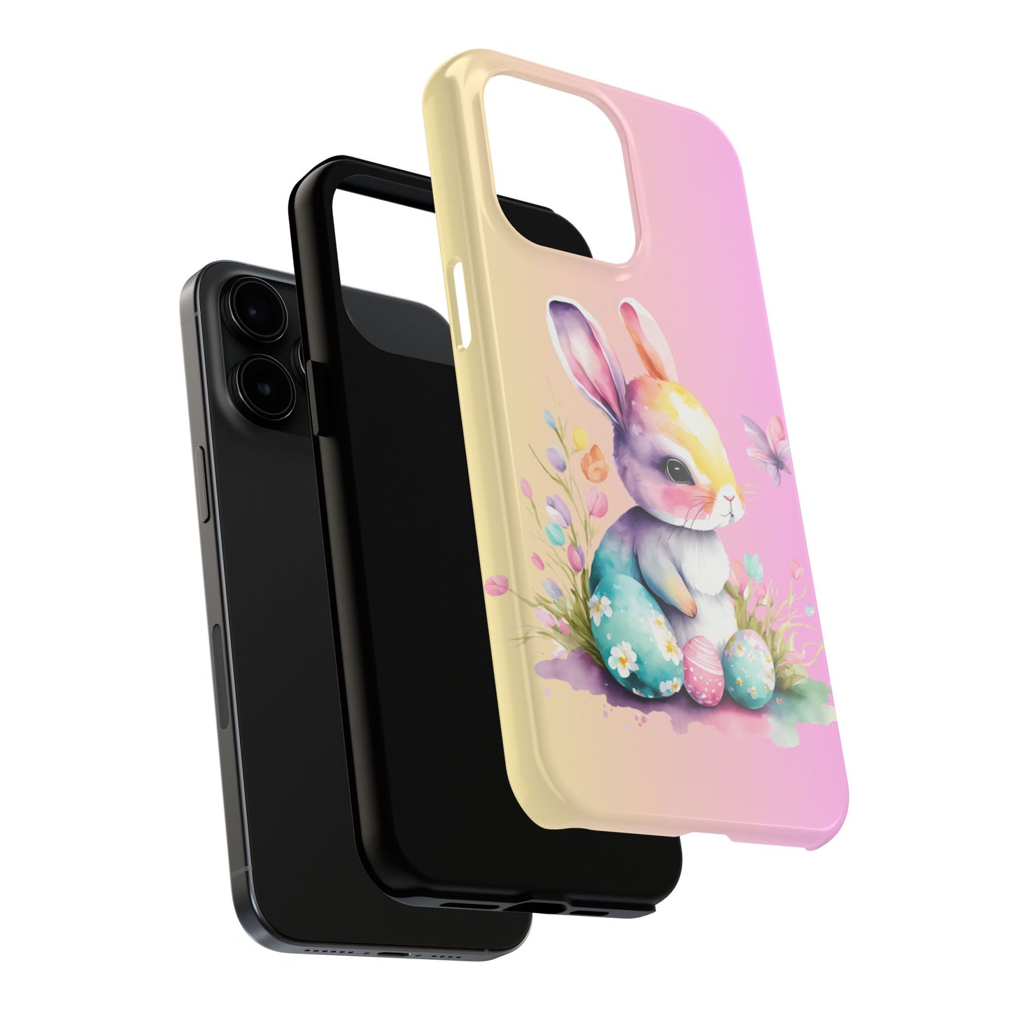 Pastel Spring Easter bunny Phone Case iPhone compatible