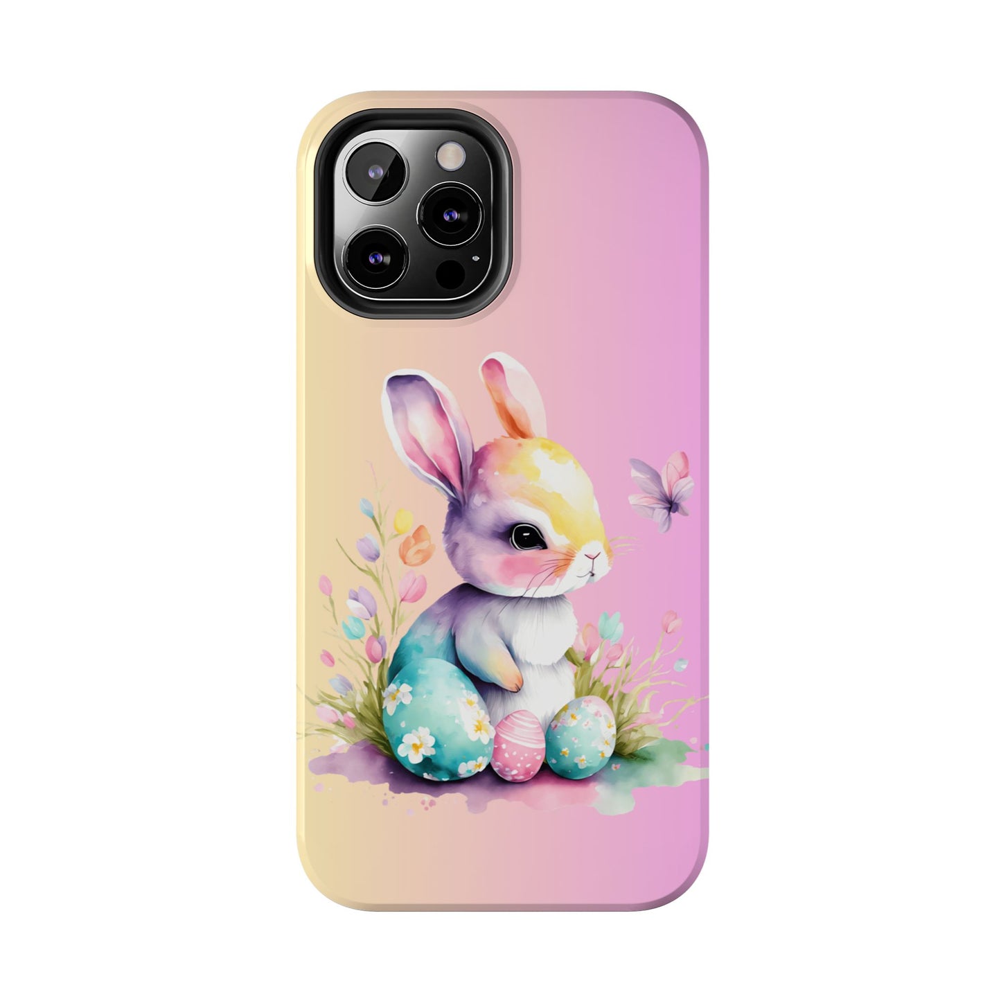 Pastel Spring Easter bunny Phone Case iPhone compatible