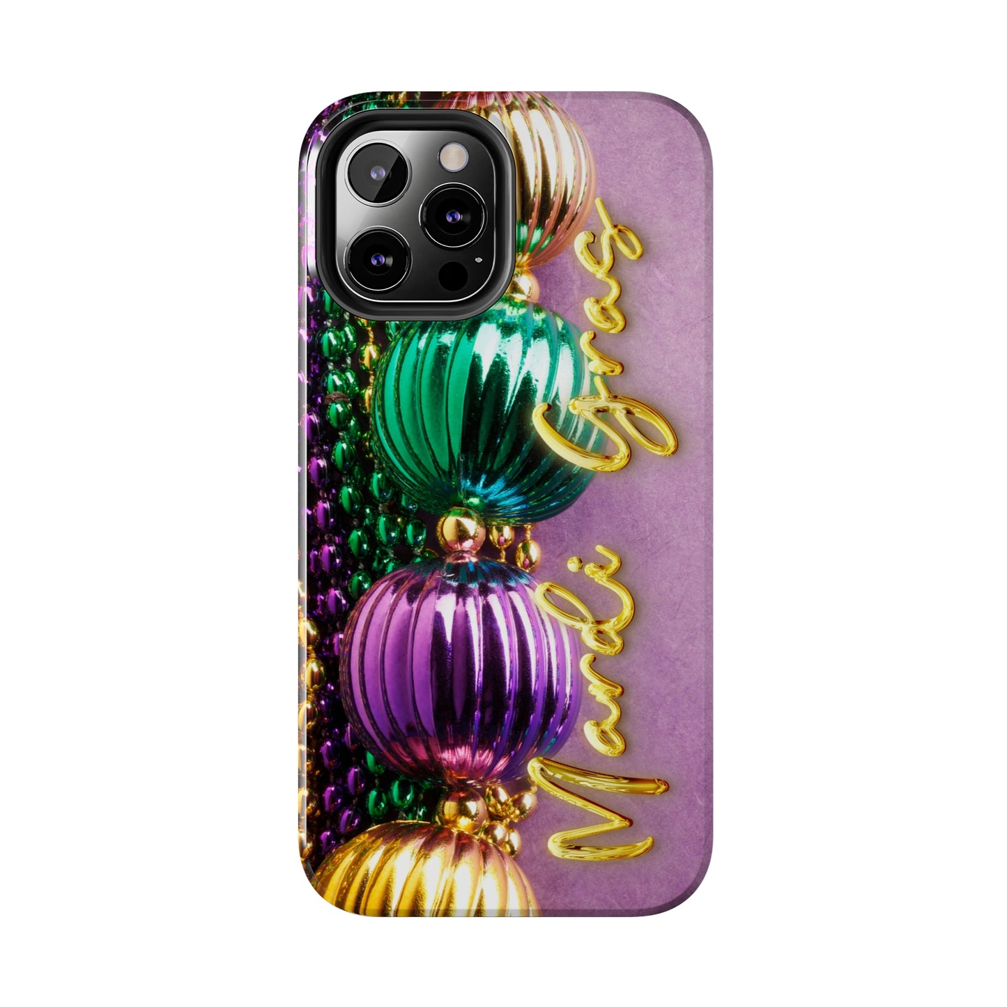 Mardi Gras beads Tough iPhone Case iPhone 15 accessories