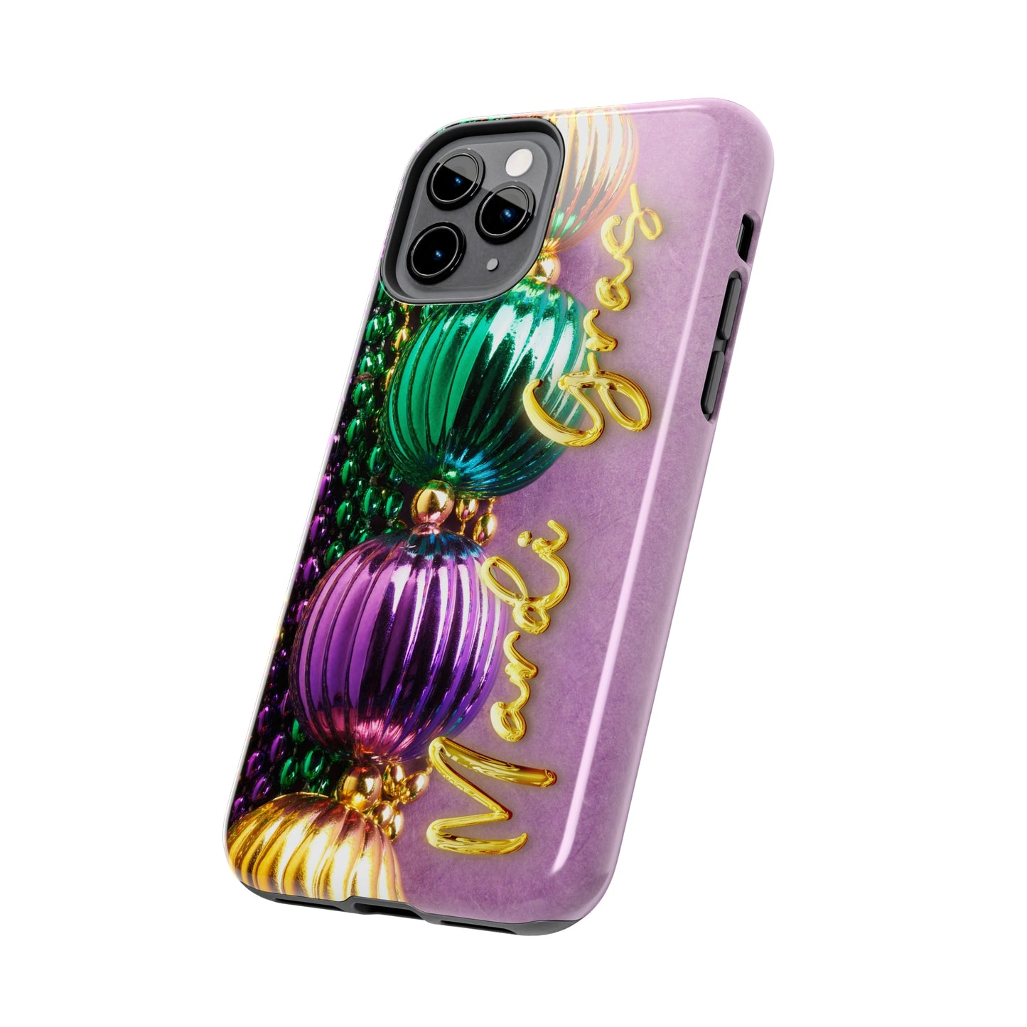 Mardi Gras beads Tough iPhone Case iPhone 15 accessories