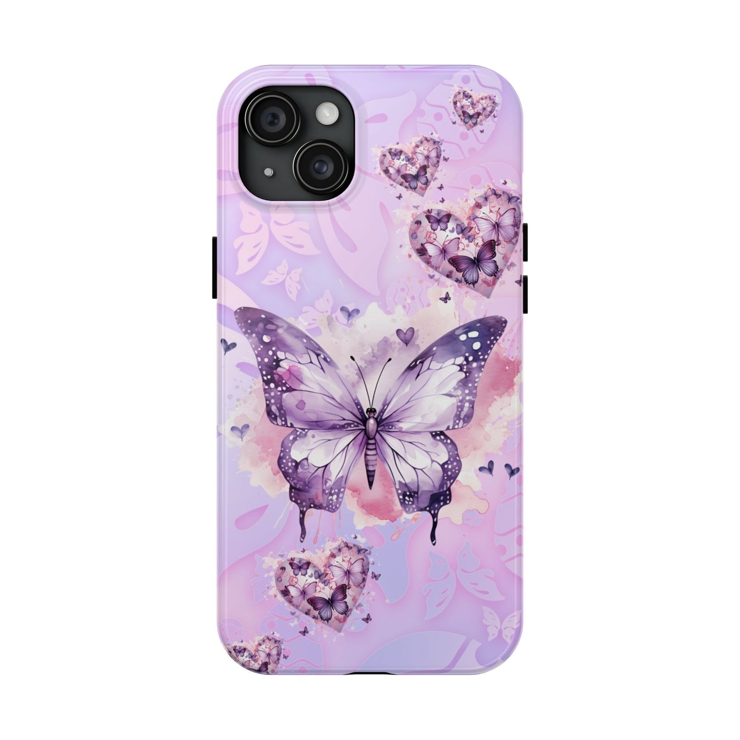 Purple butterfly bliss Phone Case iPhone compatible