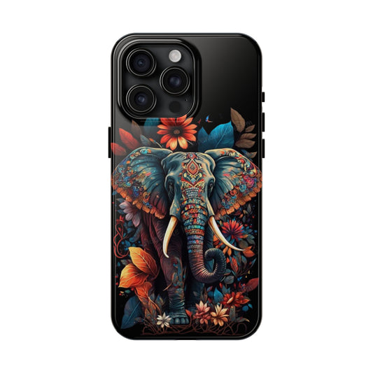 Autumn Elephant Bliss unique phone case- iPhone compatible