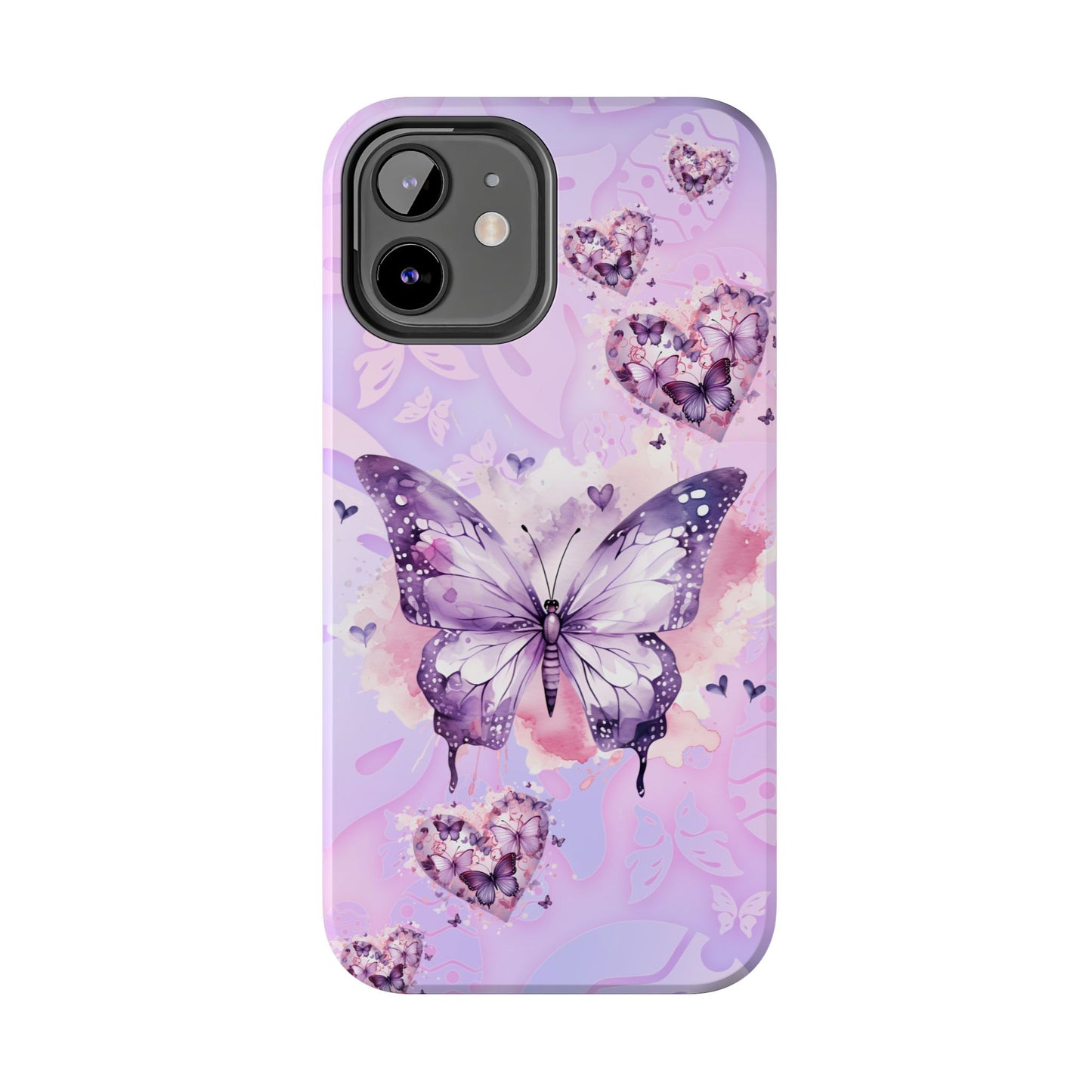 Purple butterfly bliss Phone Case iPhone compatible