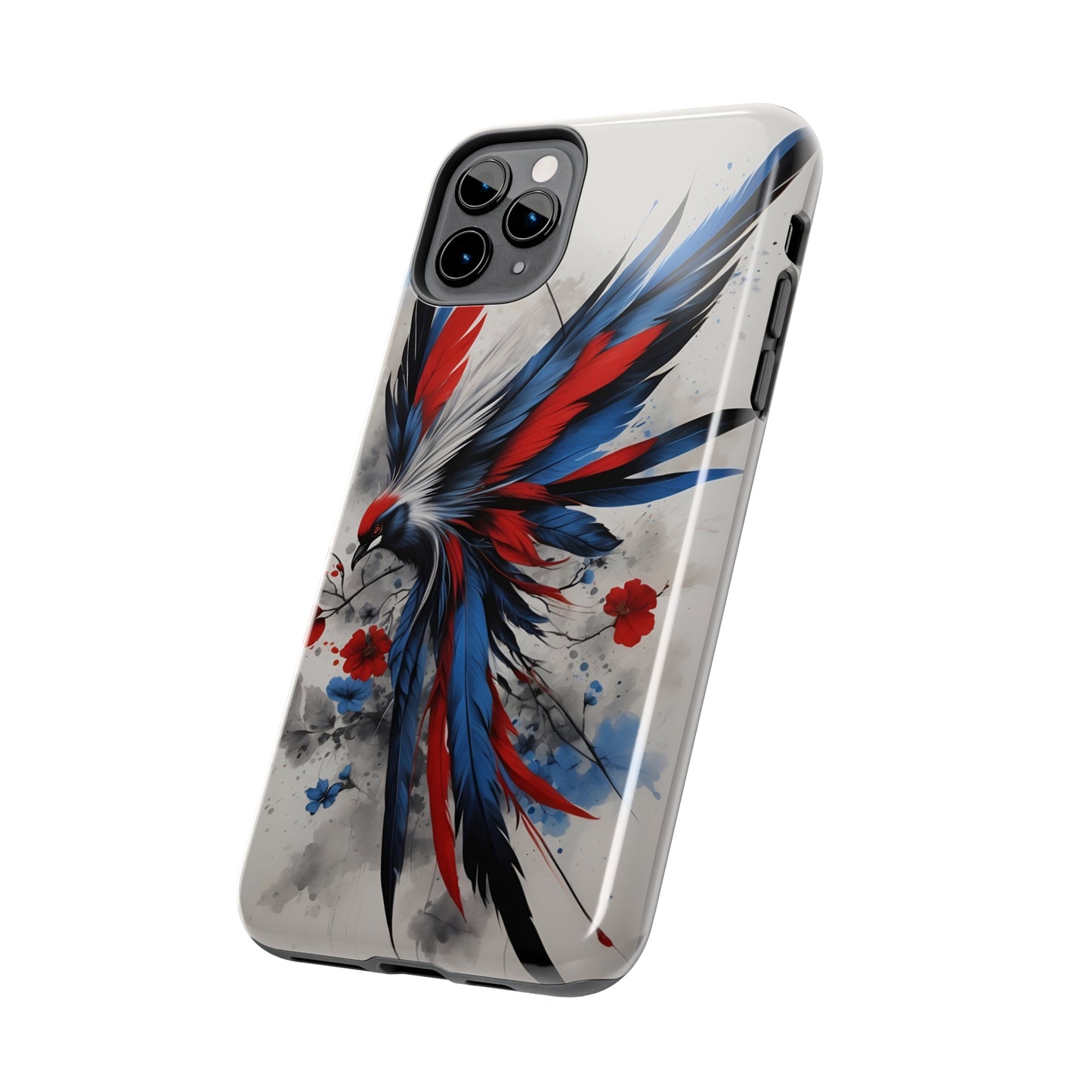 Beautiful & mystical watercolor bird/ tough iPhone case/ iPhone accessories/ Nature