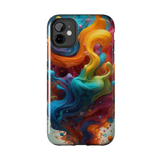 Color splash Abstract Phone Case iPhone compatible