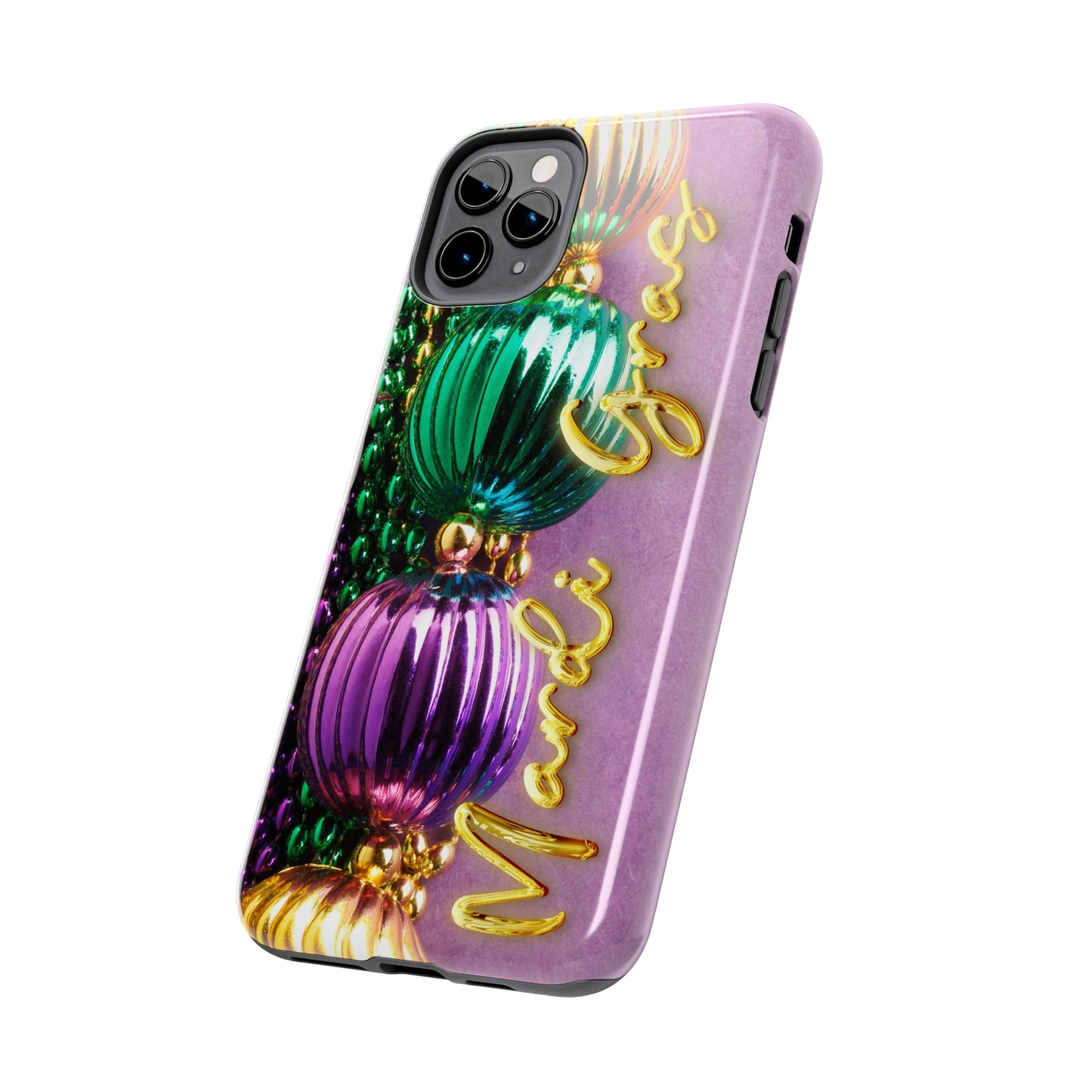Mardi Gras beads Tough iPhone Case iPhone 15 accessories