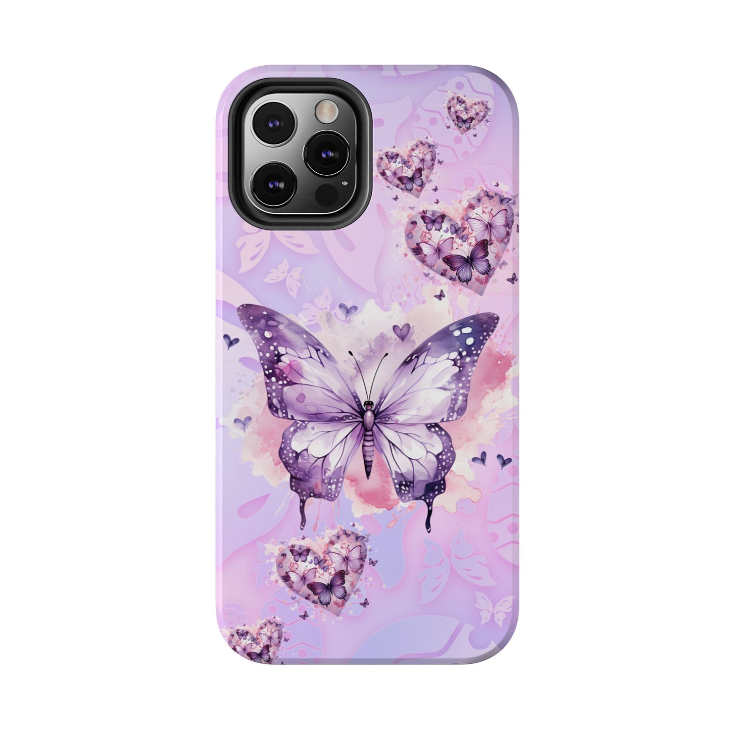 Purple butterfly bliss Phone Case iPhone compatible