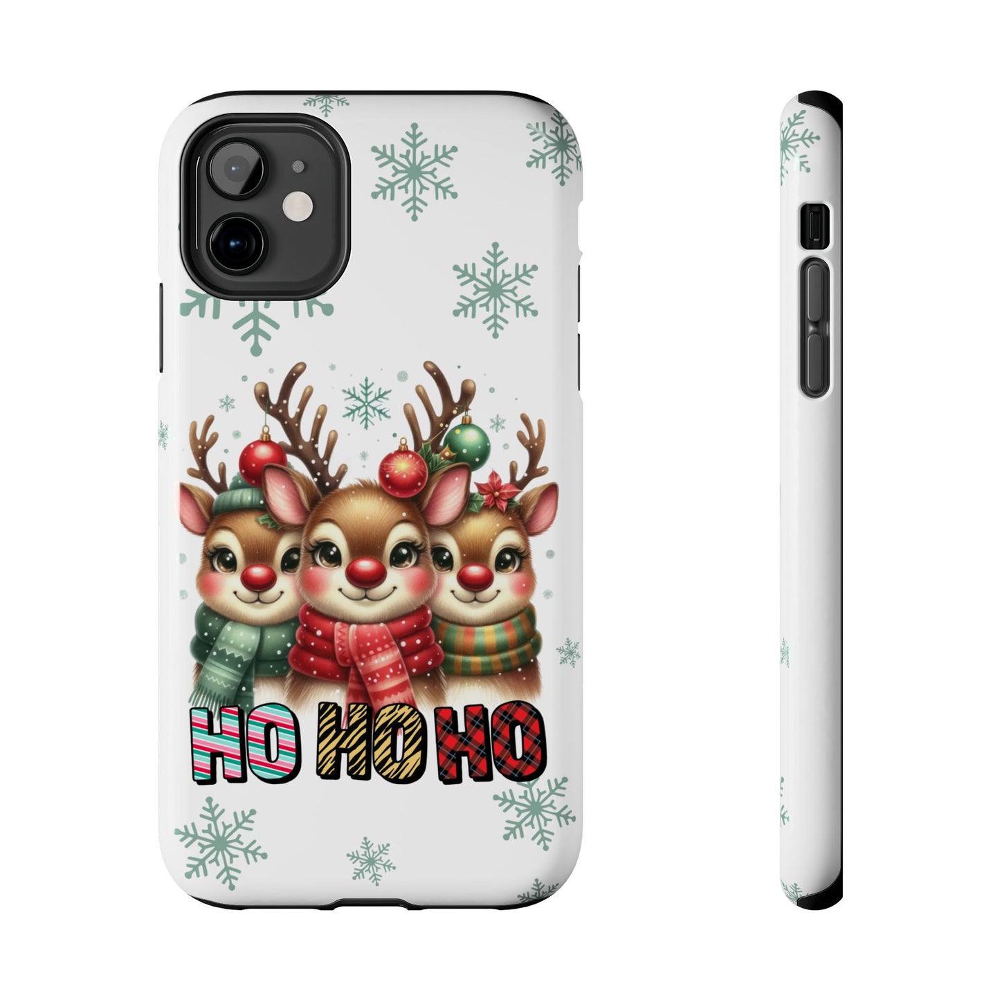 Festive reindeer Christmas iPhone 16 Case, Christmas iPhone Cover, Festive Holiday Accessory, Cute Xmas Phone Protector, Winter Santa Tech