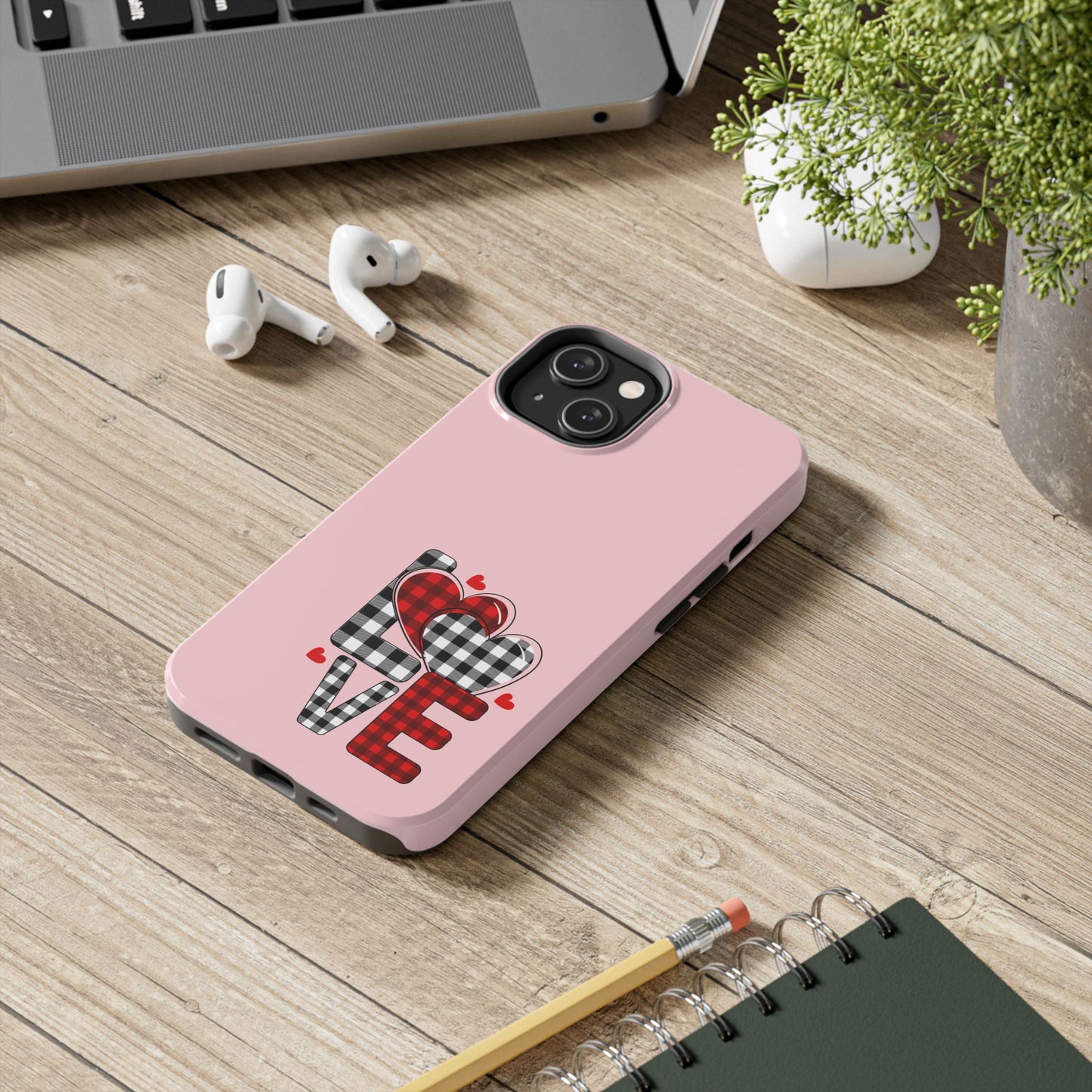 Pink LOVE-Valentines day iPhone case- Romantic & stylish design