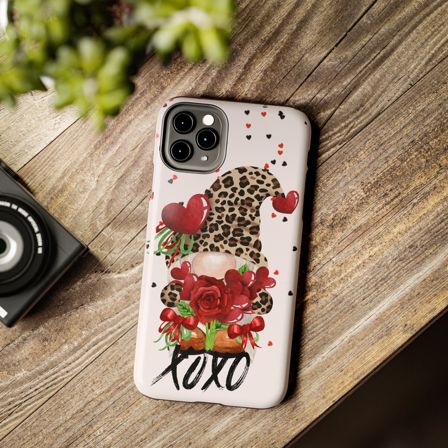 XOXO Gnome-Valentines day iPhone case- Romantic & stylish design