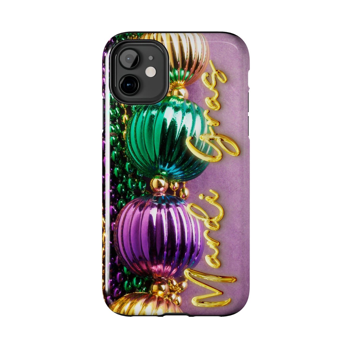 Mardi Gras beads Tough iPhone Case iPhone 15 accessories