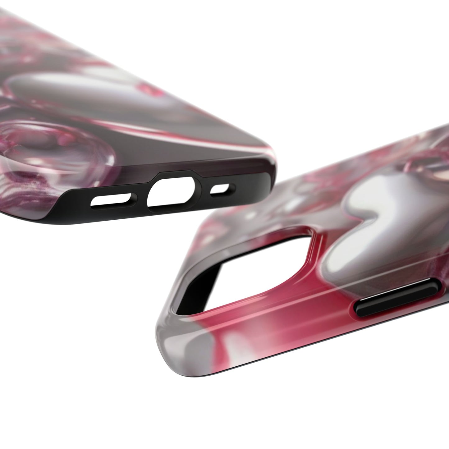 Glass hearts-Valentines day iPhone case- Romantic & stylish design