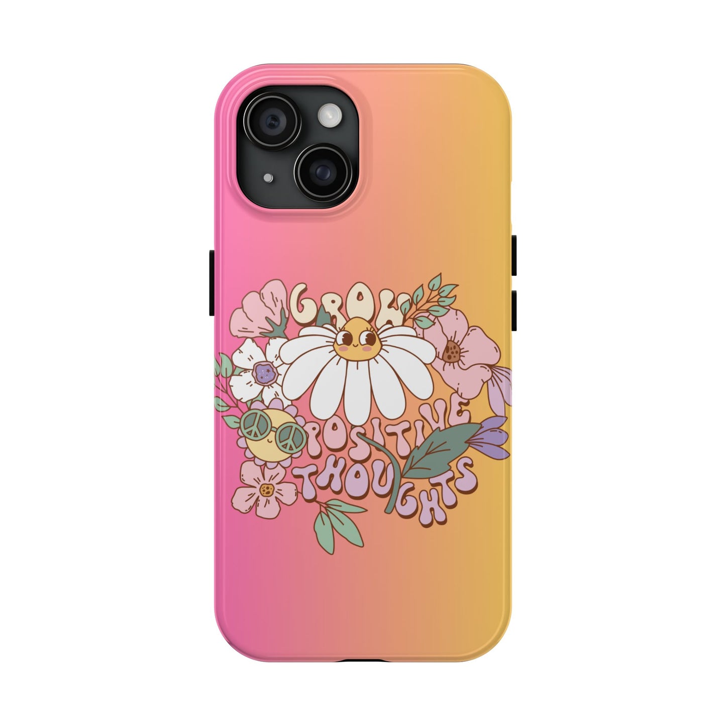 Grow positive thoughts Phone Case iPhone compatible