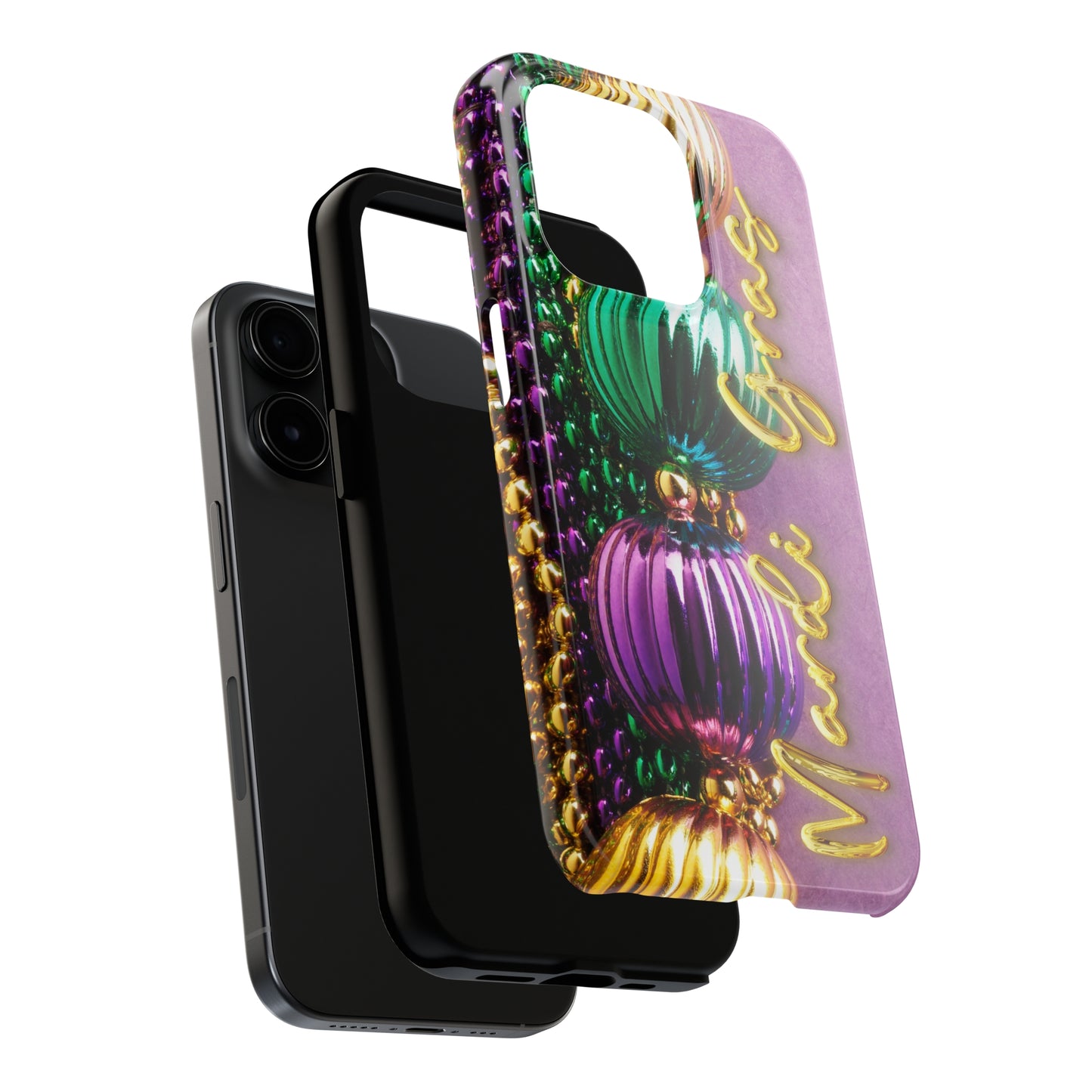 Mardi Gras beads Tough iPhone Case iPhone 15 accessories