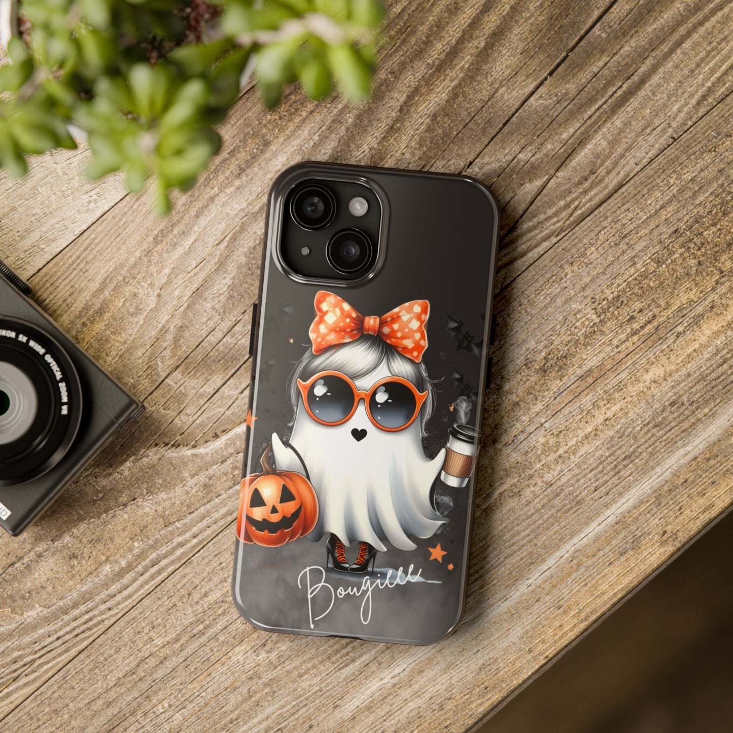 Bougie ghost, Halloween themed iPhone case Models 11-15